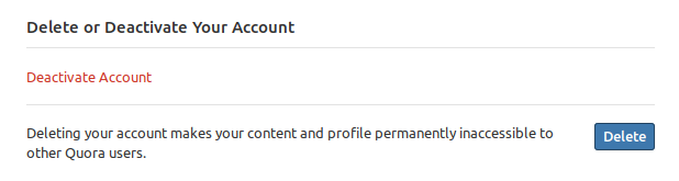 How to delete / deactivate your Quora Account ? Lynxbee