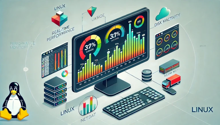 a real-time performance monitoring dashboard on a Linux server using Netdata