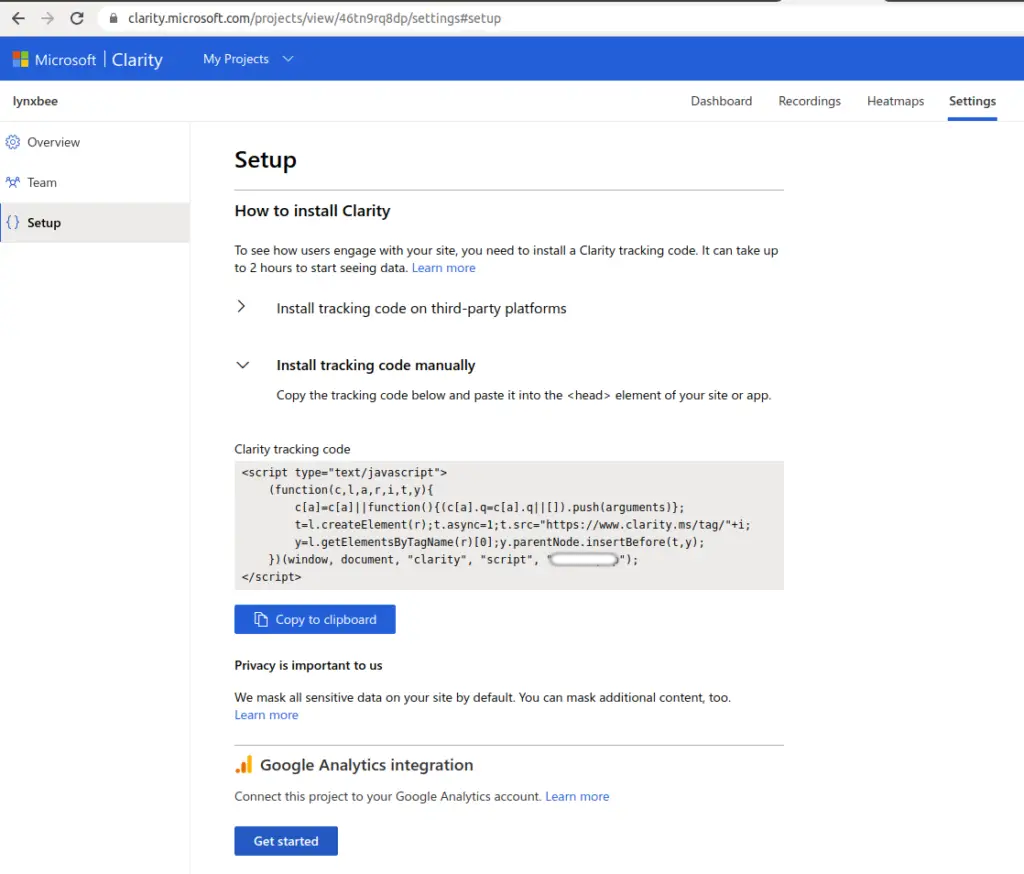 Bing Analytics