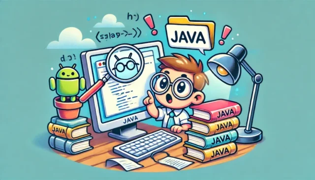 JAVA as a curious comic kid searching for a hidden file folder