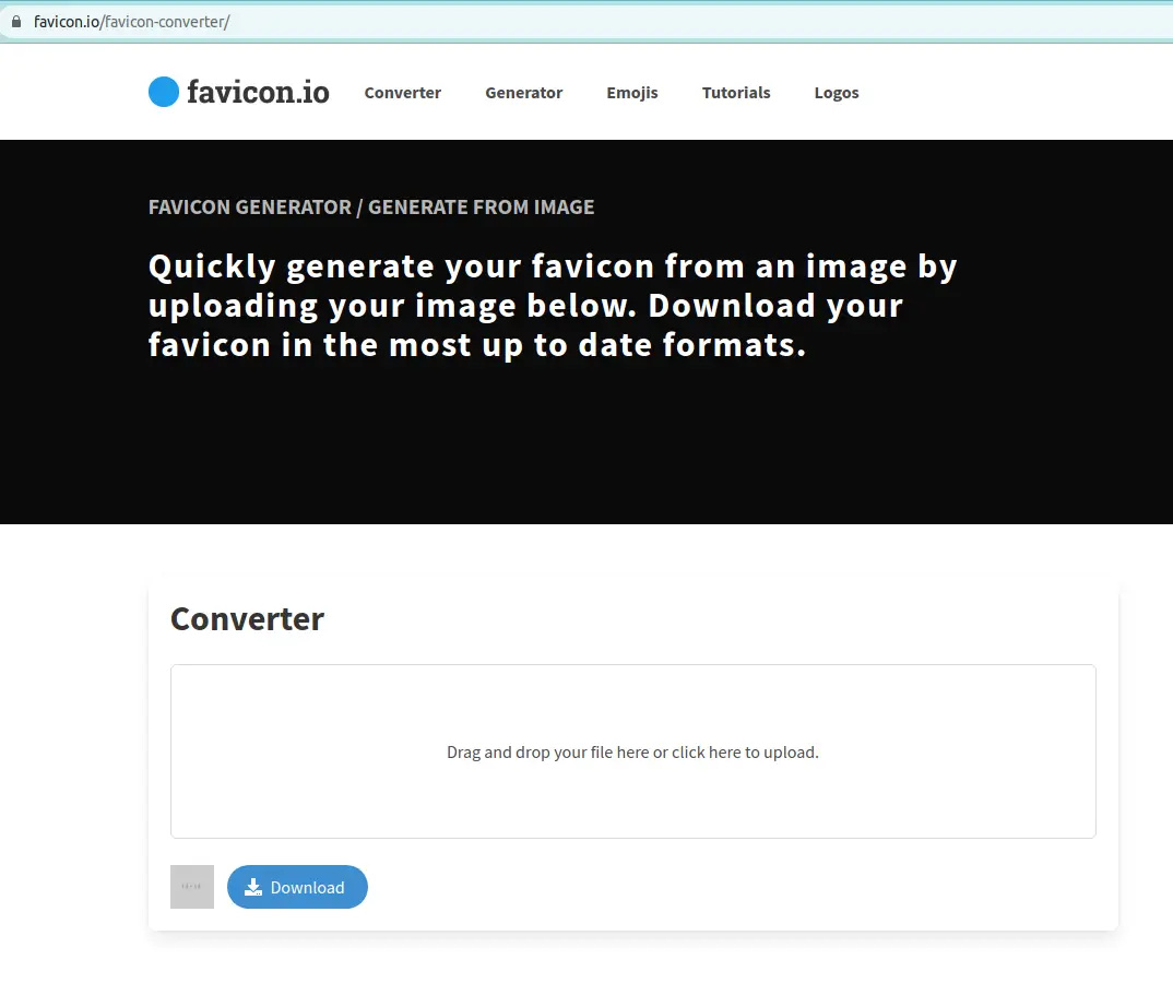 Favicon Generator