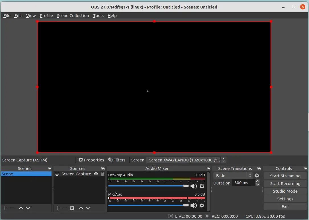 OBS Black screen