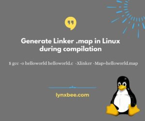 How to create Linker .map file in Linux ? - Lynxbee – Linux, Embedded ...