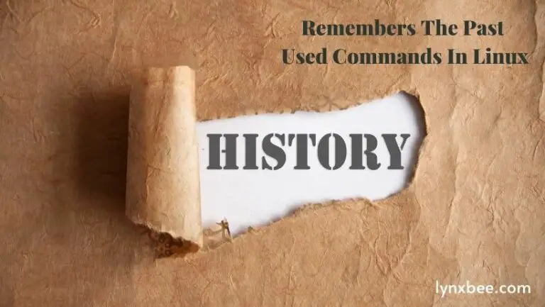History command in Linux