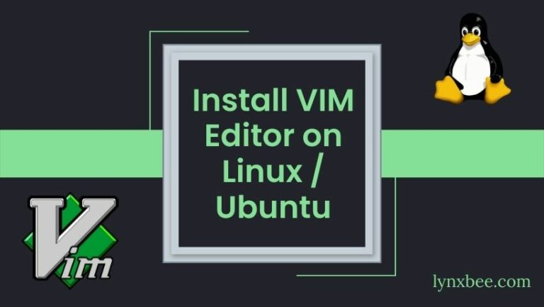 Install VIM
