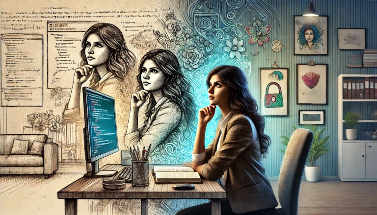 Kavya's journey of self-discovery, transitioning from a monotonous job to a fulfilling career as a content creator.