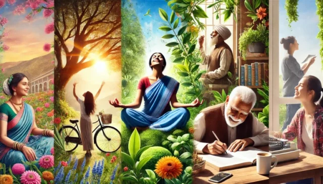 harmonious blend of Zen, Zest, and Zeal through distinct scenes.