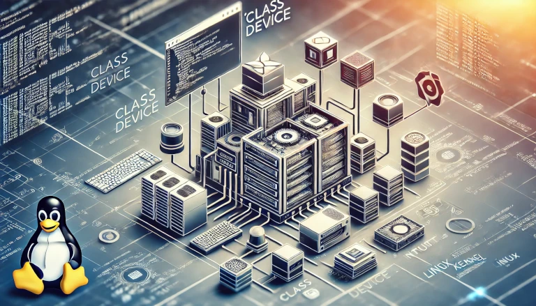 the Linux kernel framework with a focus on registering kernel drivers as class devices.