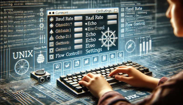 the stty command's functionality and customization options.