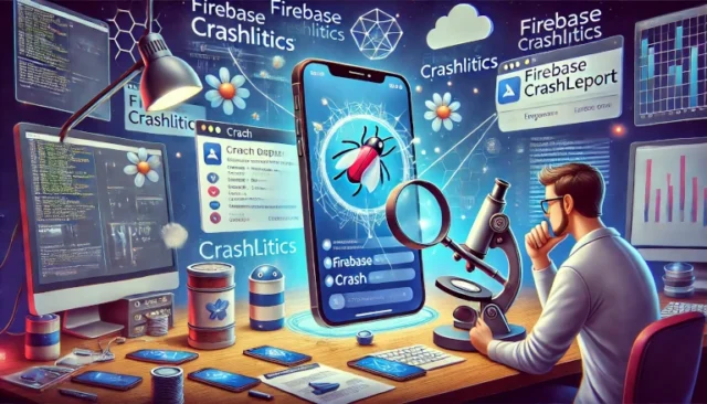 crash occurring between two applications, with error logs being transmitted to a server