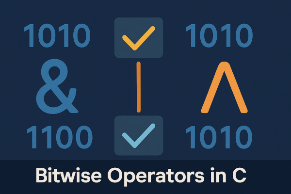 Bitwise Operators in C: Complete Guide with Practical Code Examples